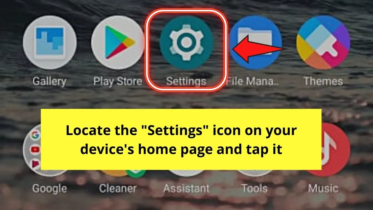 How to Turn Off Double Tap on Android Step 1.1