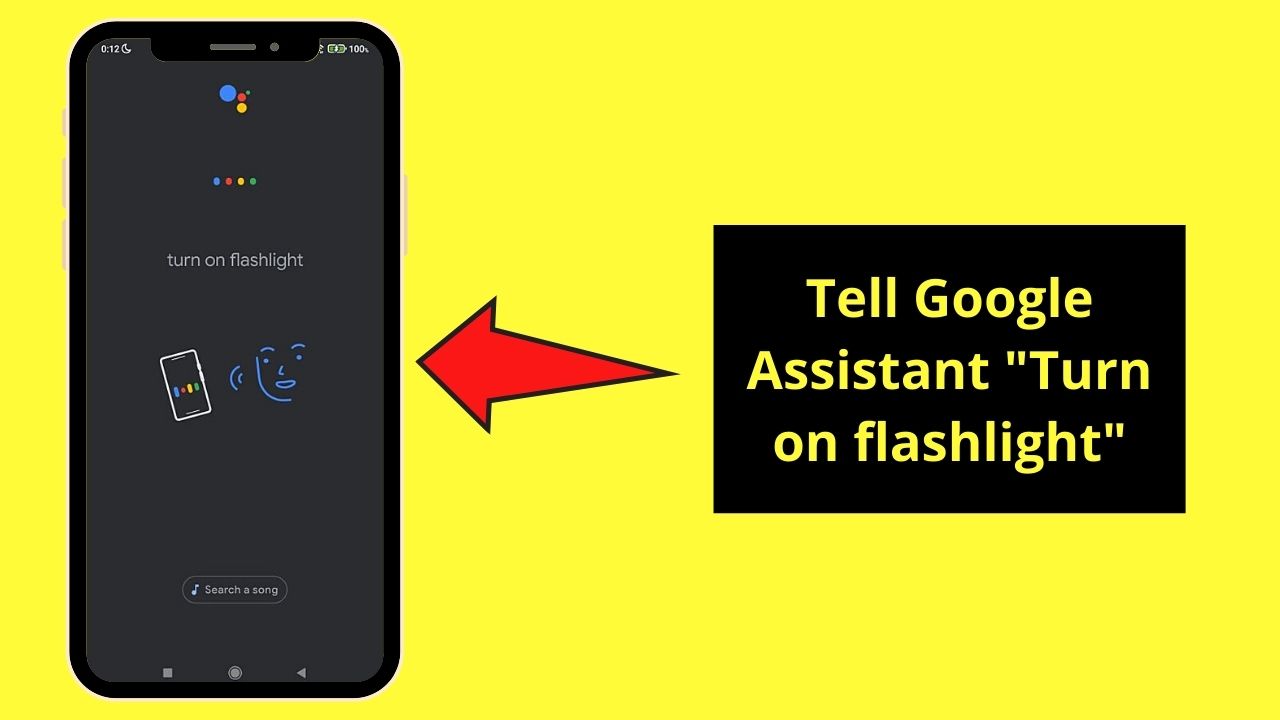 How to Turn On Your Flashlight on Android by Telling Google Assistant Step 2.1