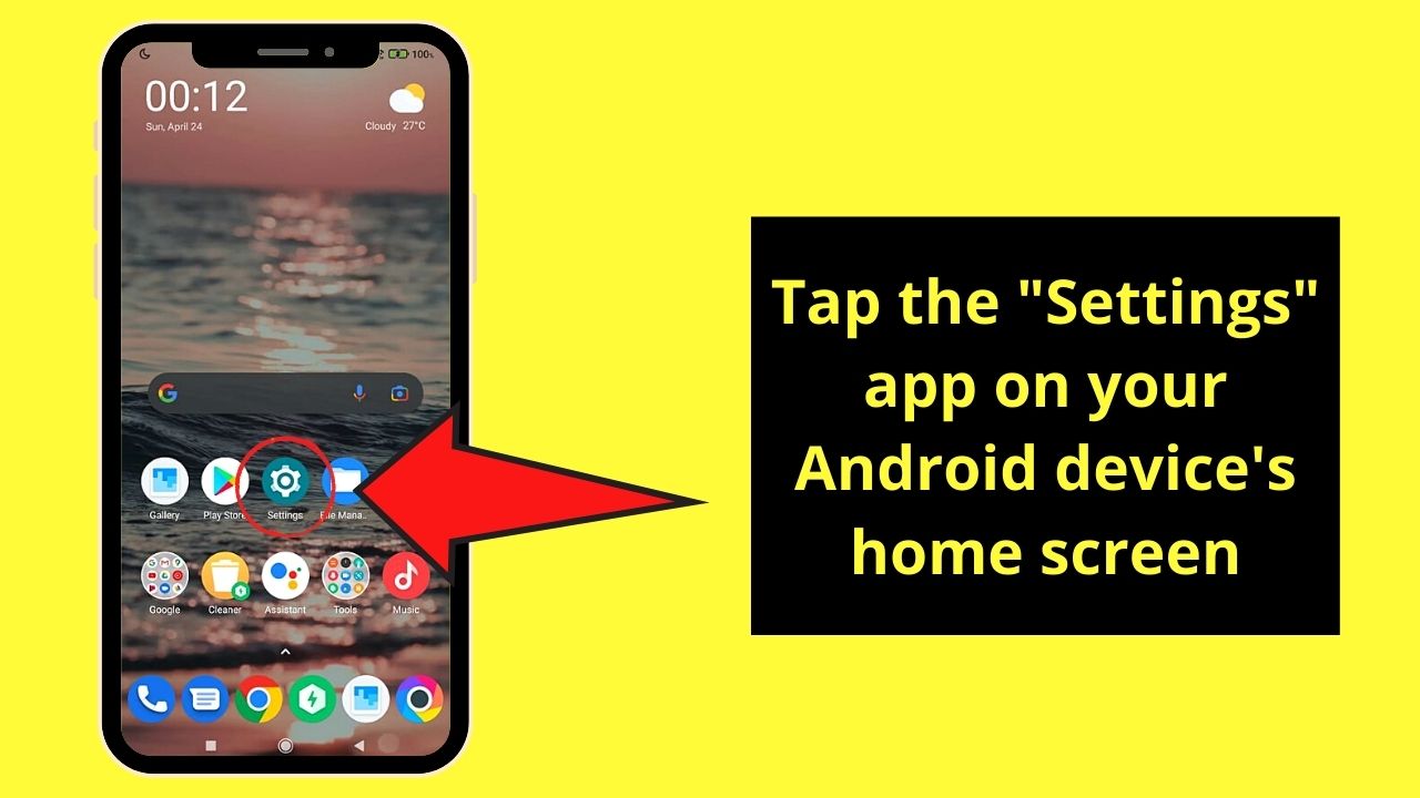 How to Turn On Your Flashlight on Android by Using Button Gestures Step 1