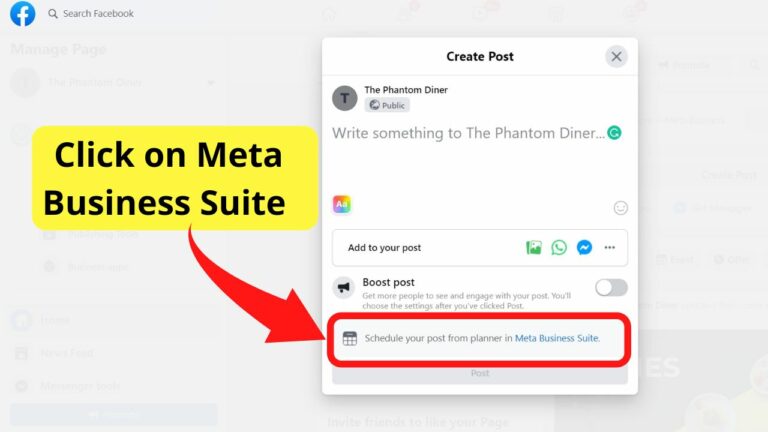 How To Schedule A Facebook Post Using Meta Business Suite