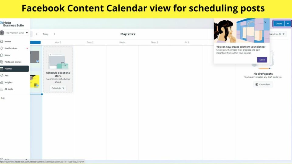How to Schedule a Facebook Post using Meta Business Suite
