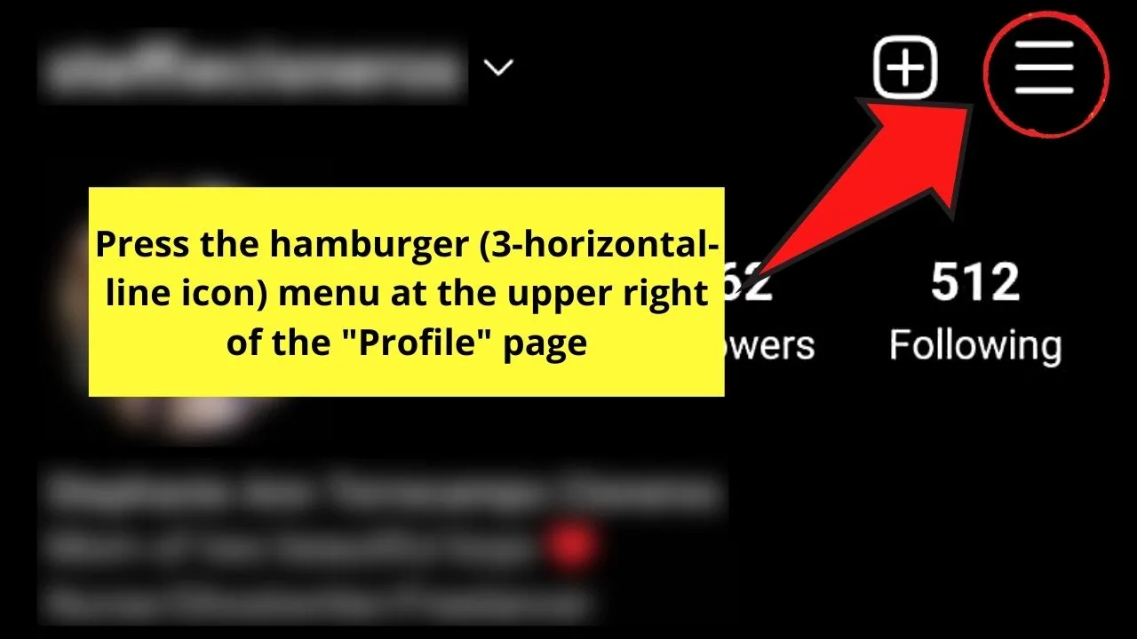 How to Add Highlights on Instagram Without Posting by Blocking Instagram Followers Step 2