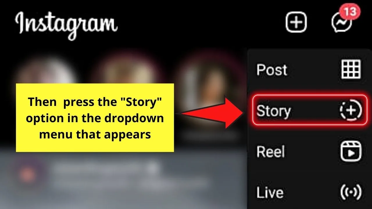 How to Add Music to Instagram Story Without Sticker by Dragging Music Sticker Out of the Story Frame Step 2.1