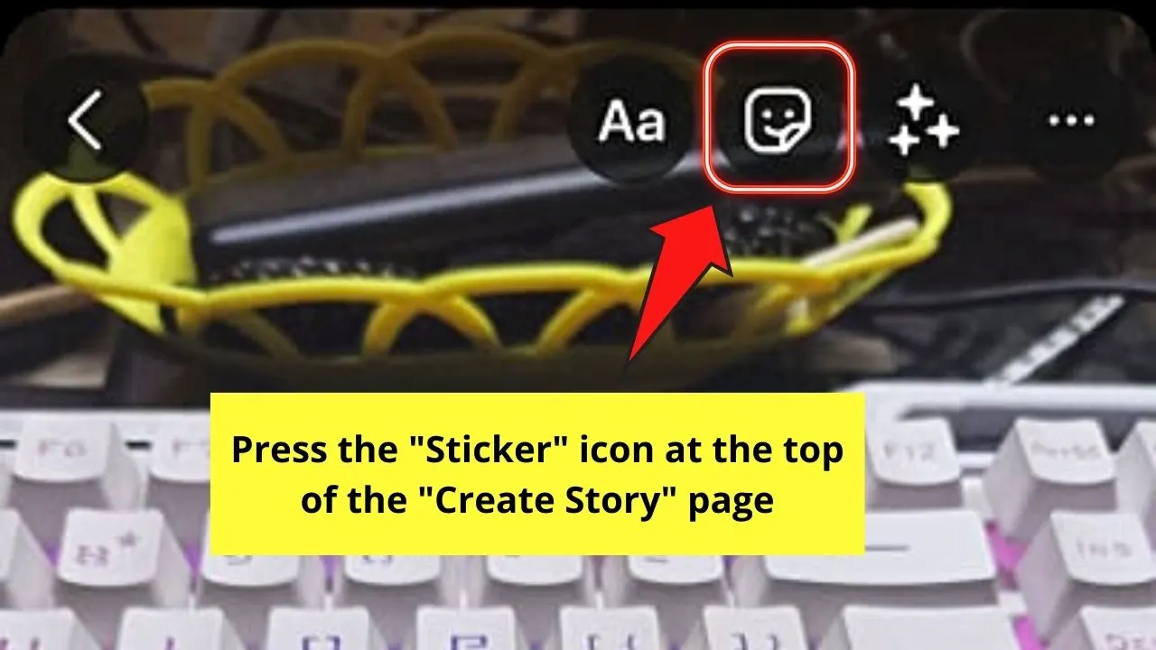 How to Add Music to Instagram Story Without Sticker by Dragging Music Sticker Out of the Story Frame Step 3.1