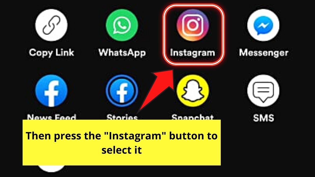 How to Add Music to Instagram Story Without Sticker by Sharing a Spotify Song to Instagram Story Step 5