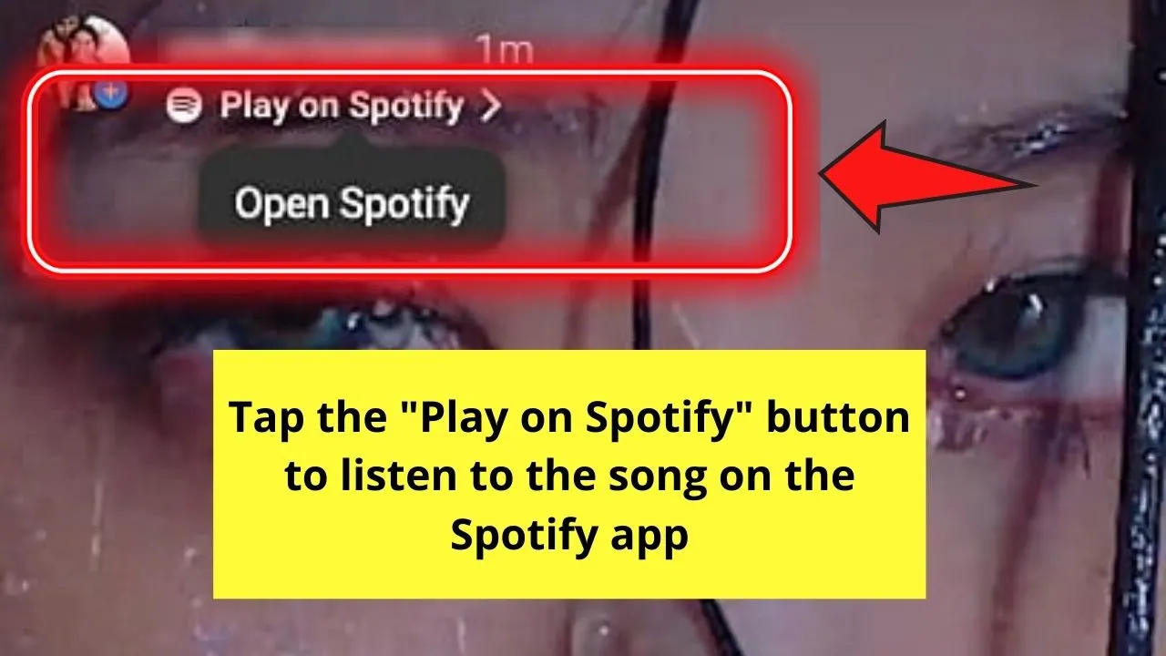 How to Add Music to Instagram Story Without Sticker by Sharing a Spotify Song to Instagram Story Step 7.2