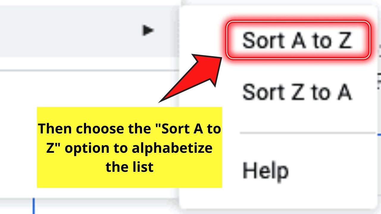 How to Alphabetize a List in Google Docs by Installing Sorted Paragraphs Add-on Step 9.1