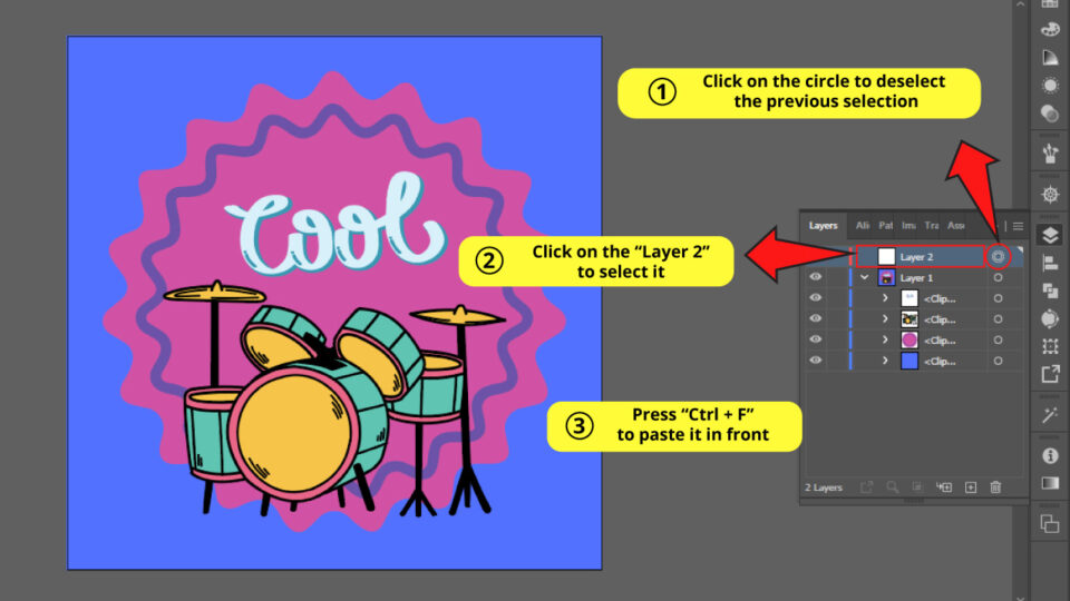 illustrator copy multiple layers to new document