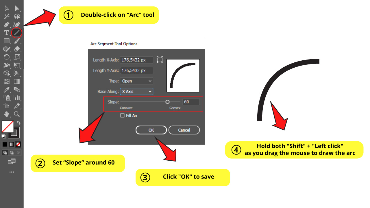 How-to-Curve-Lines-Using-the-“Arc”-Tool-in-Illustrator-Step-2