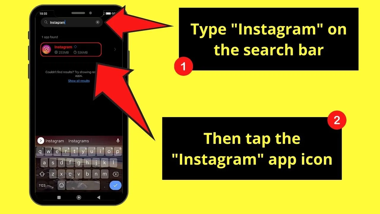 How to Fix Instagram “Couldn’t Load Activity” by Clearing Instagram's Cache Step 3