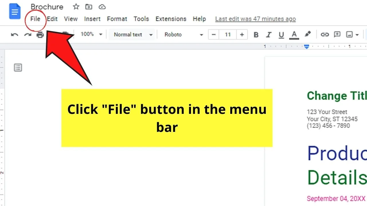 How to Print Double Sided in Google Docs Using Duplex Printers Step 1