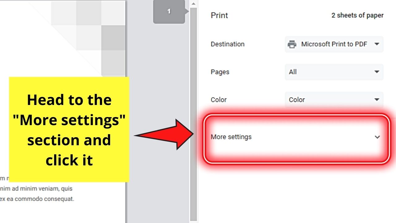 How to Print Double Sided in Google Docs Using Duplex Printers Step 3