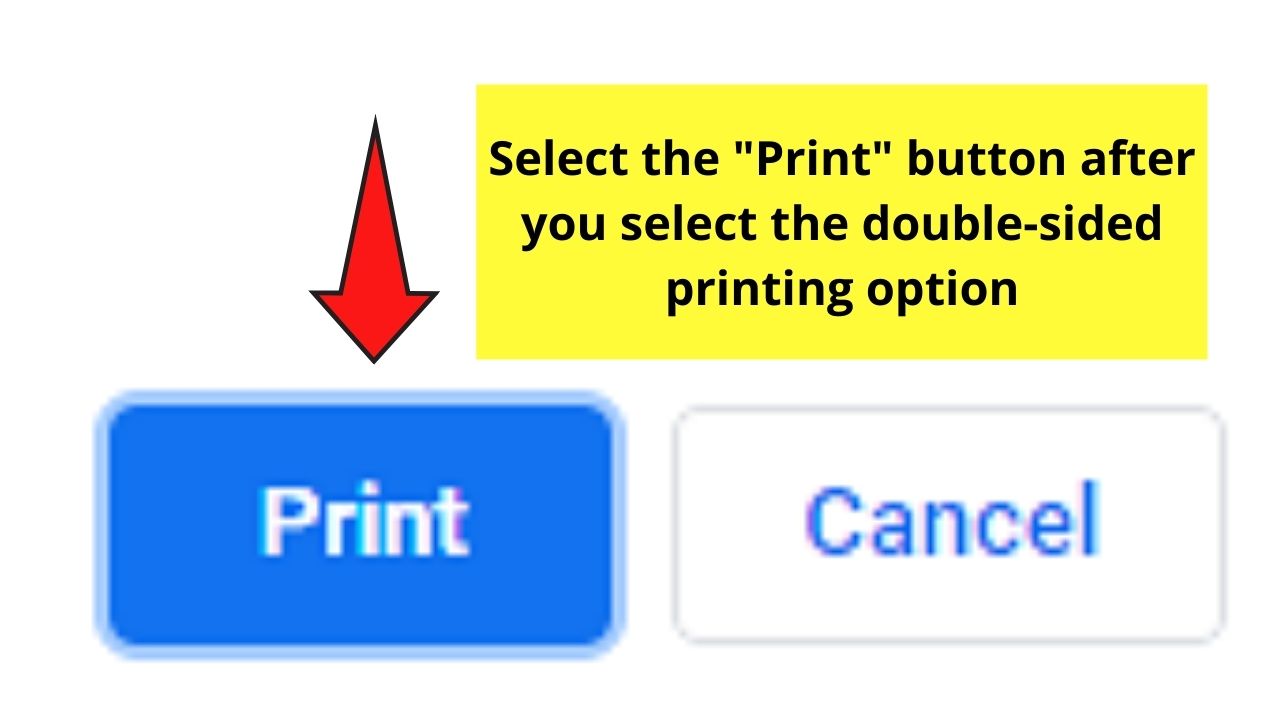 How to Print Double Sided in Google Docs Using Duplex Printers Step 6