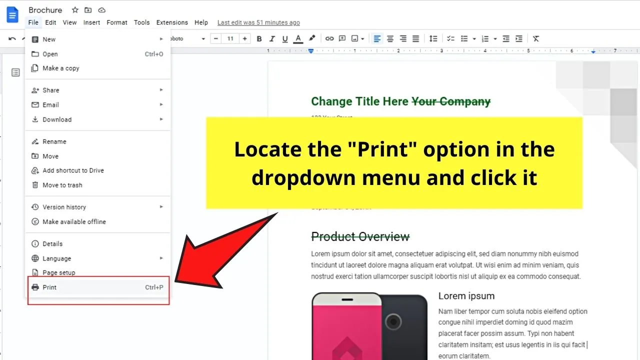 How to Print Double Sided in Google Docs Using Manual Printers Step 2.1