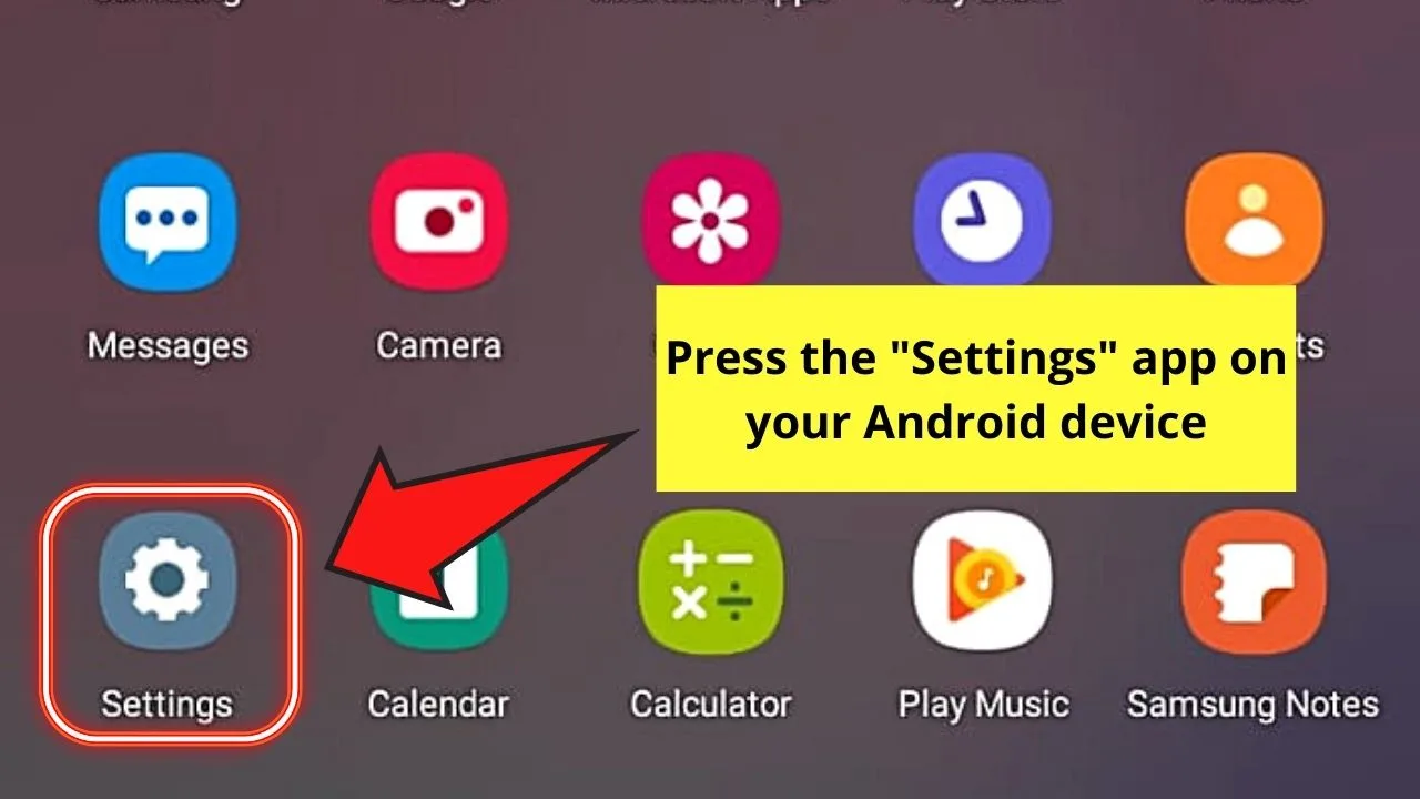 How to Stop My Android Screen from Dimming by Turning Auto-brightness Off Step 1