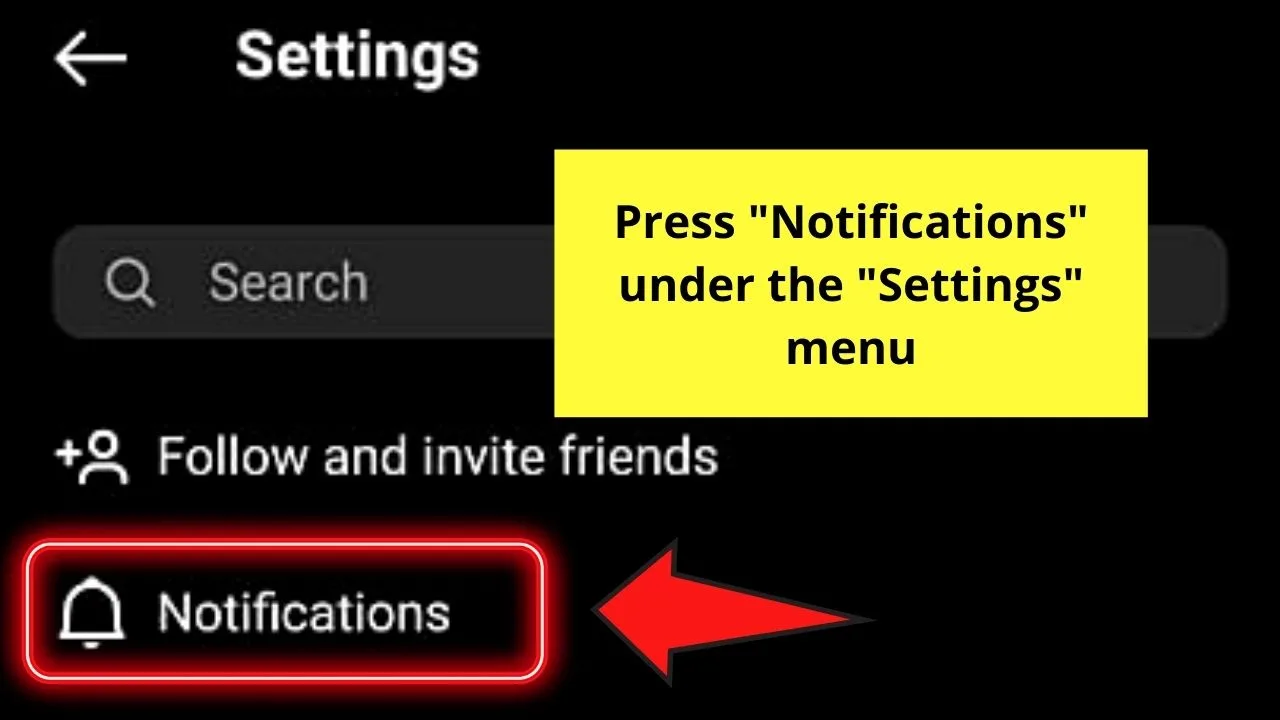 How to Turn Off Read Receipts on Instagram by Switching Message Notifications Off Step 4