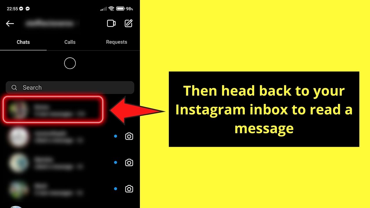 How to Turn Off Read Receipts on Instagram by Turning Airplane Mode On Step 4