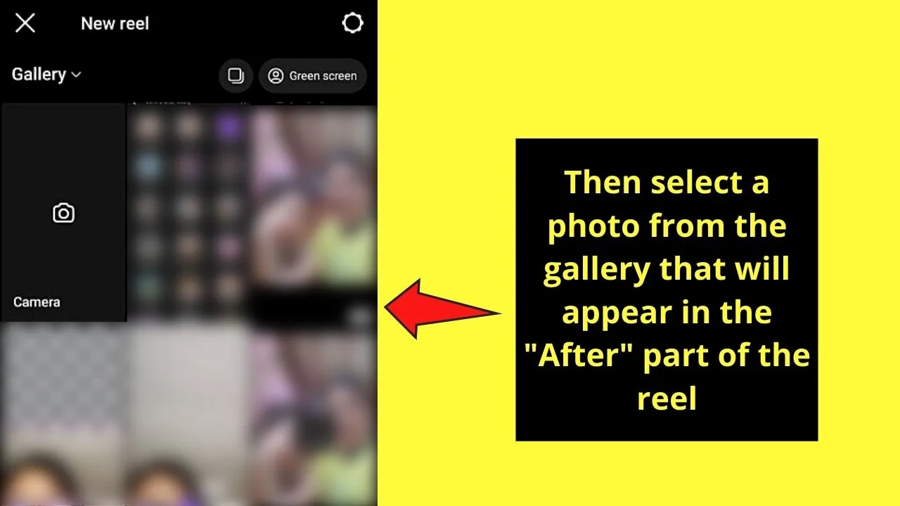 How to Use Before and After Filter on Instagram Step 6.2