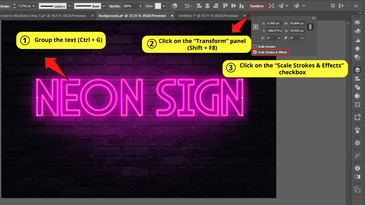 How-to-make-background-for-neon-text-in-Illustrator-Step-13