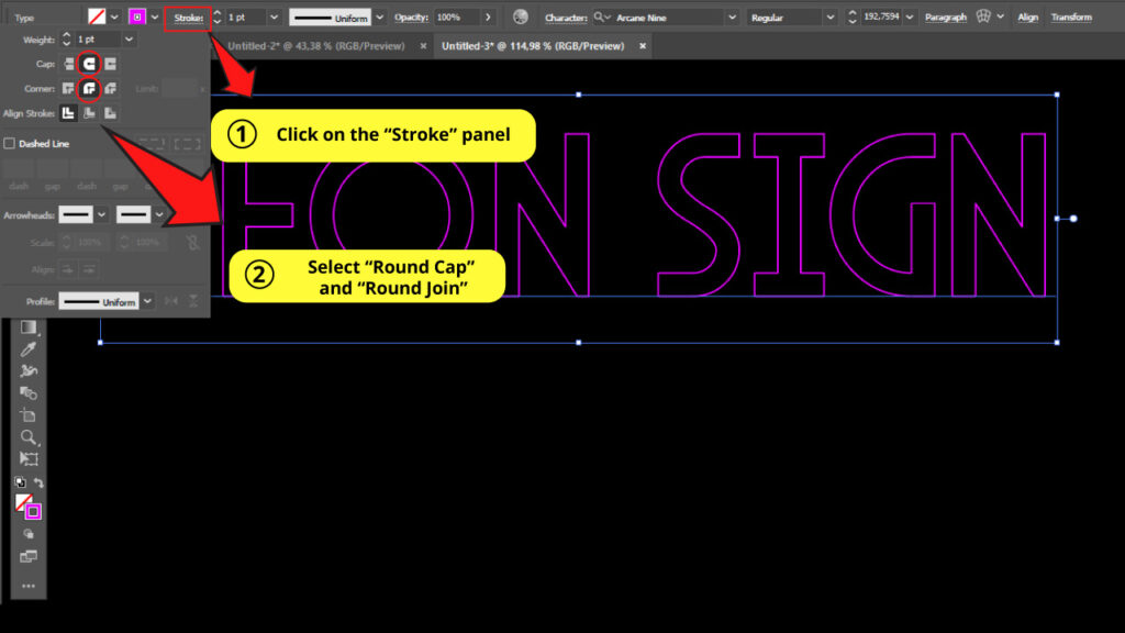 how-to-make-neon-text-in-illustrator-the-ultimate-guide