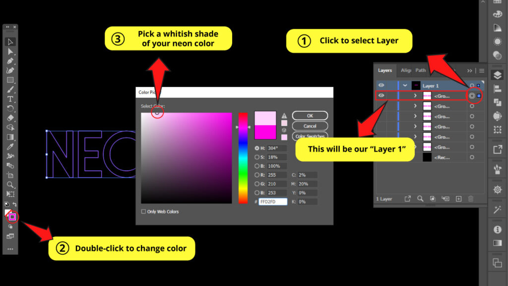 how-to-make-neon-text-in-illustrator-the-ultimate-guide