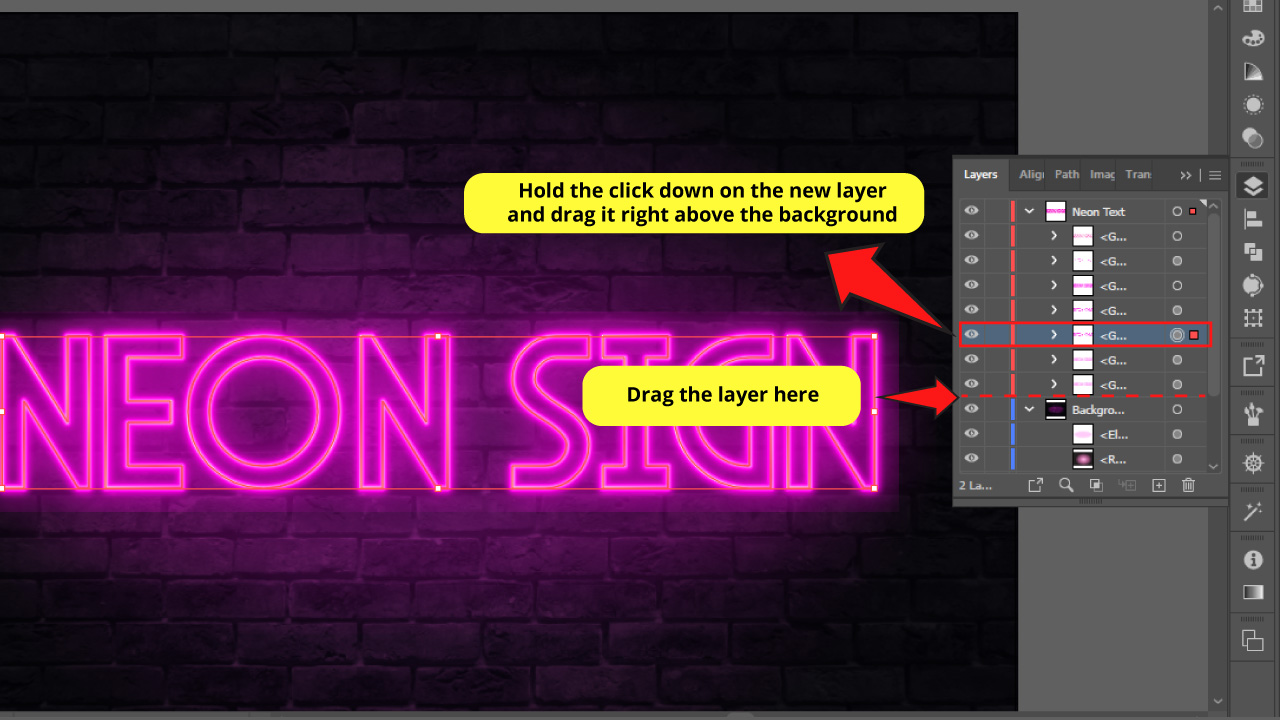 How-to-take-neon-text-to-another-level-in-Illustrator-Step-6