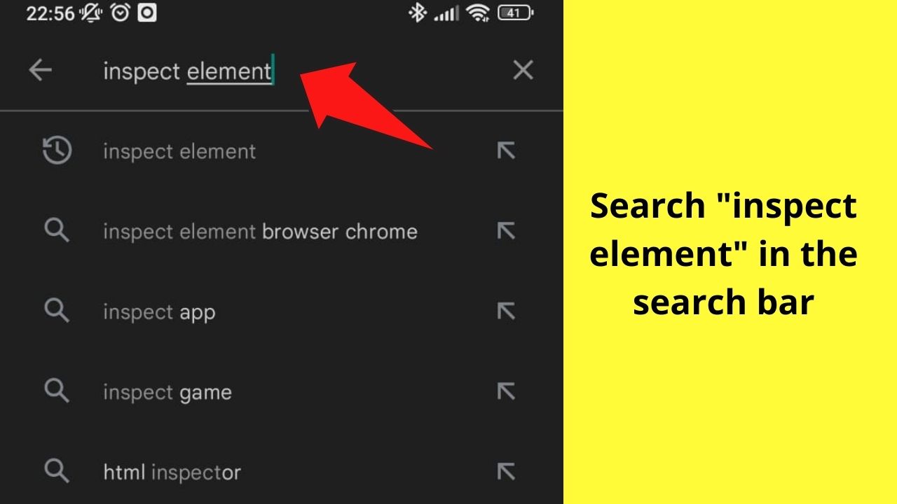 Method 1 Using a Third Party App to Inspect an Element 2