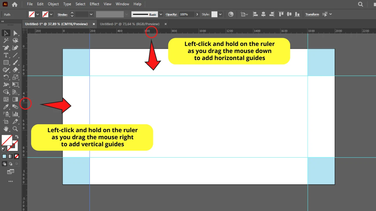 How to Add Ruler Guides in Illustrator Step 6