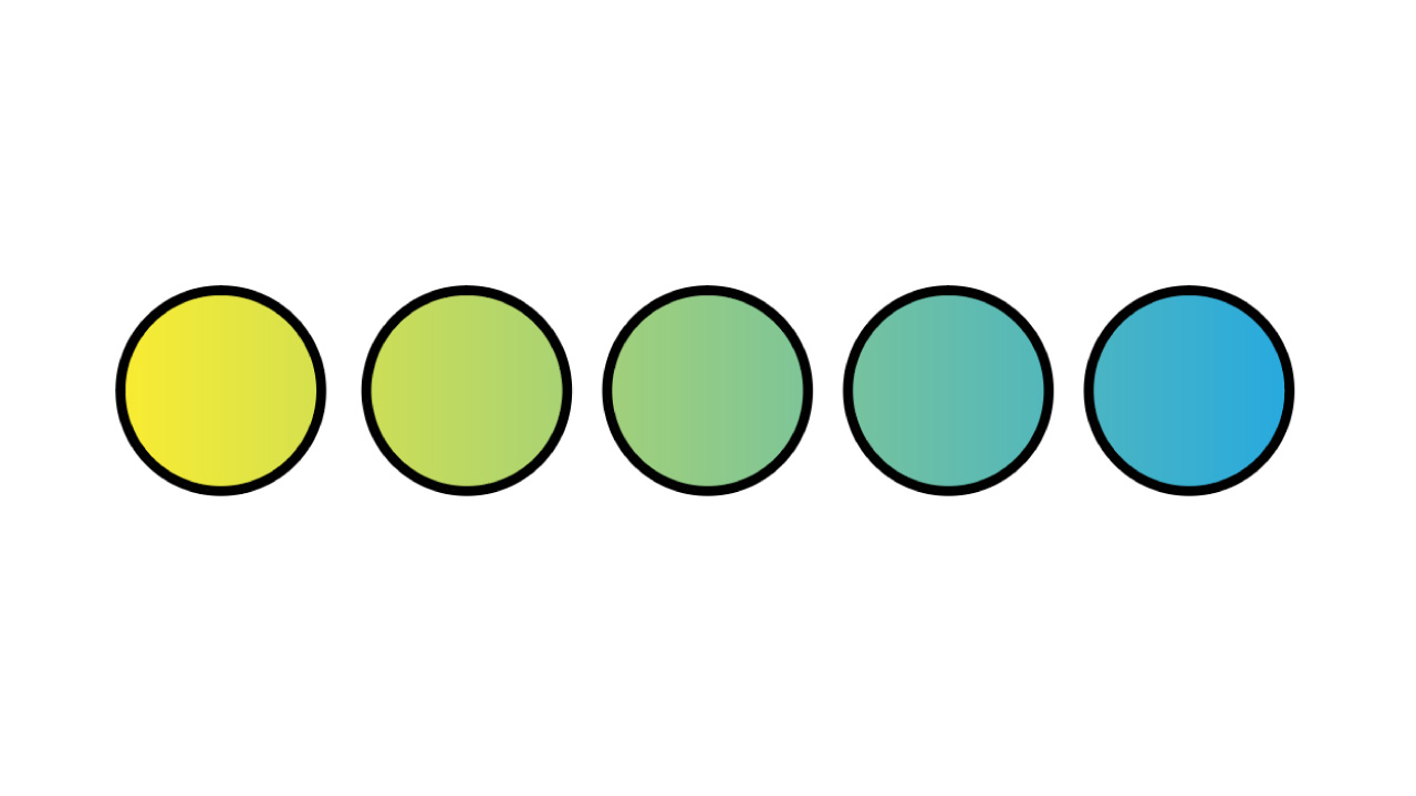 How to Blend Colors Using the “Gradient” Tool Illustrator The Result
