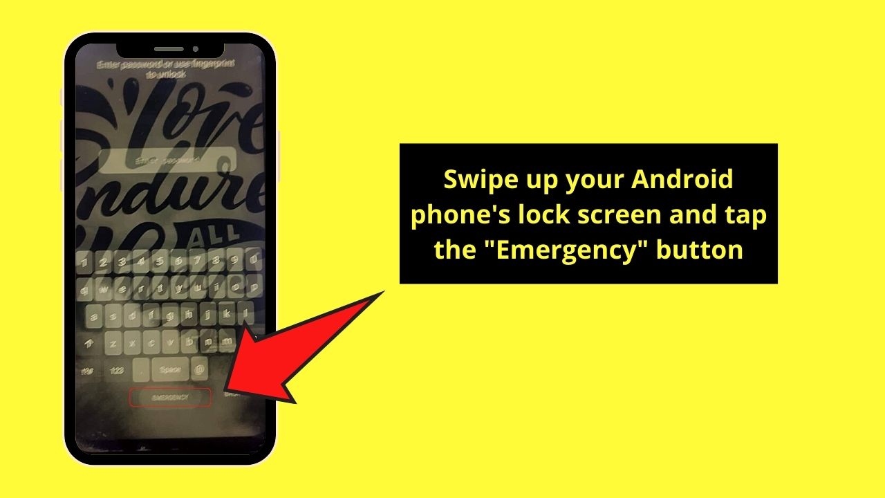 How to Bypass the Android Lock Screen Using the Camera Step 1