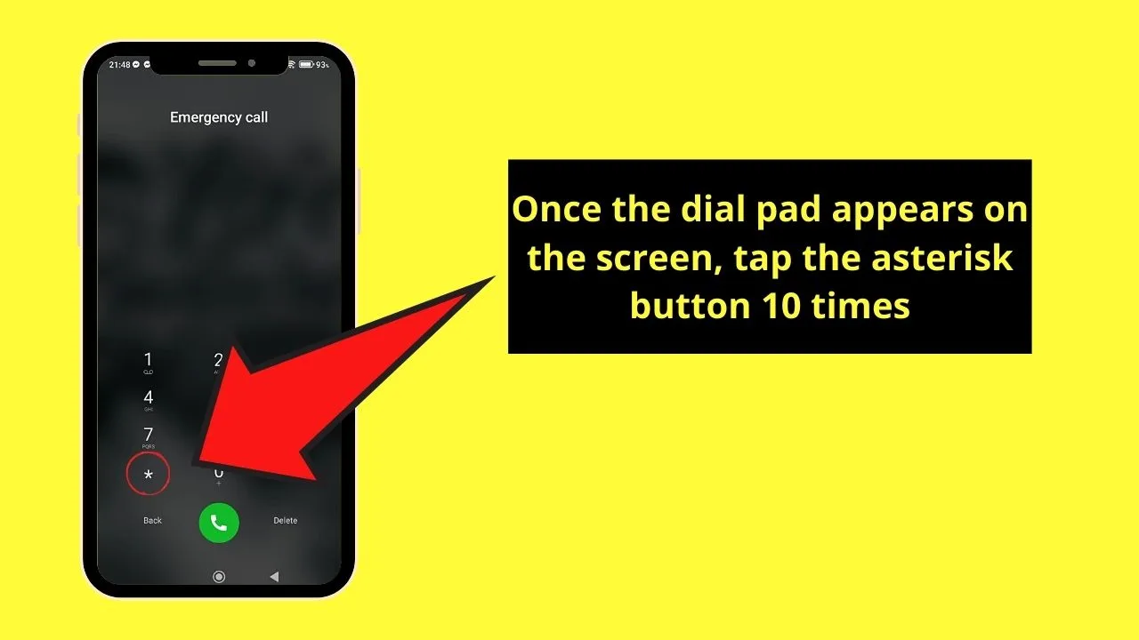 How to Bypass the Android Lock Screen Using the Camera Step 2