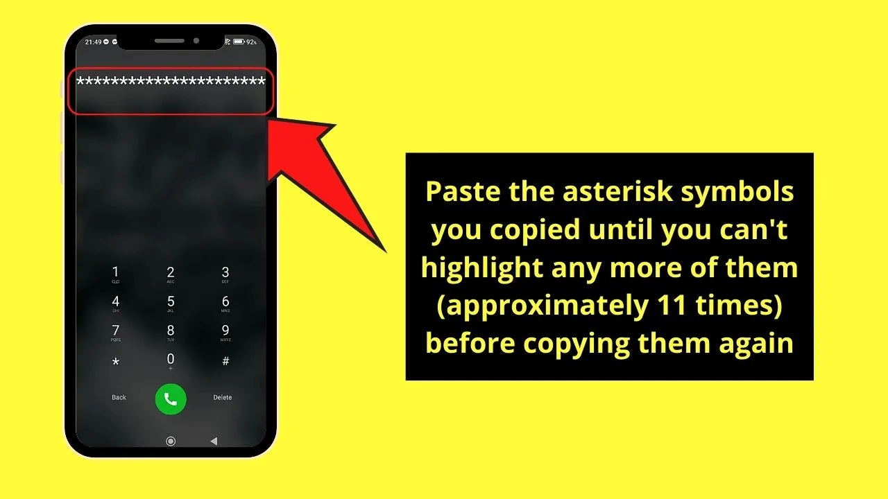 How to Bypass the Android Lock Screen Using the Camera Step 4