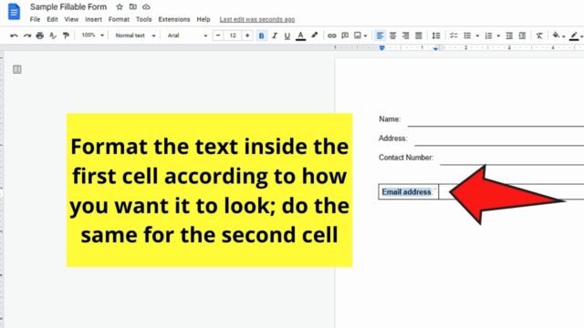 3 Ways to Create a Fillable Form in Google Docs