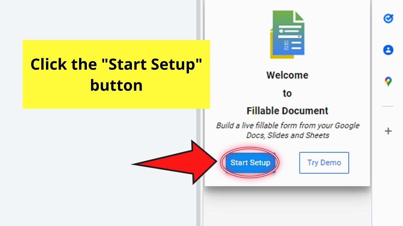 How to Create a Fillable Form in Google Docs by Installing Fillable Document Plug-in Step 11