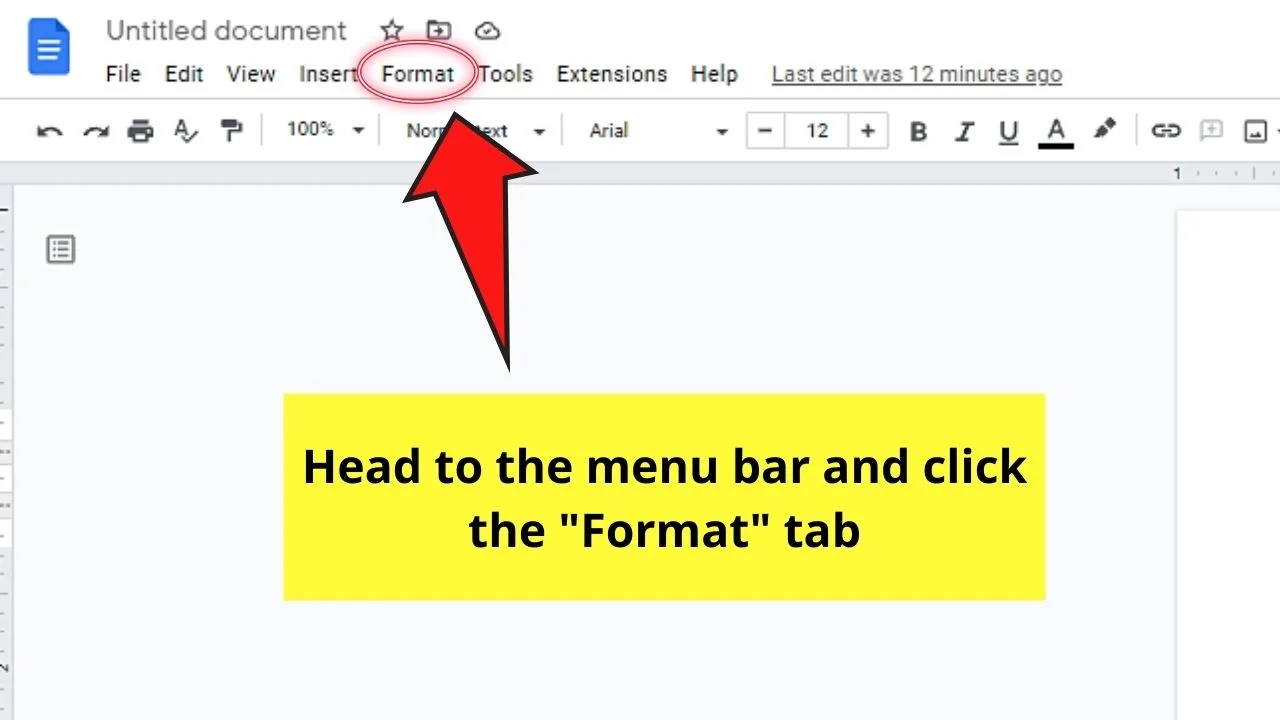 How to Edit Rows in a Table in Google Docs by Adding Rows Step 2.1