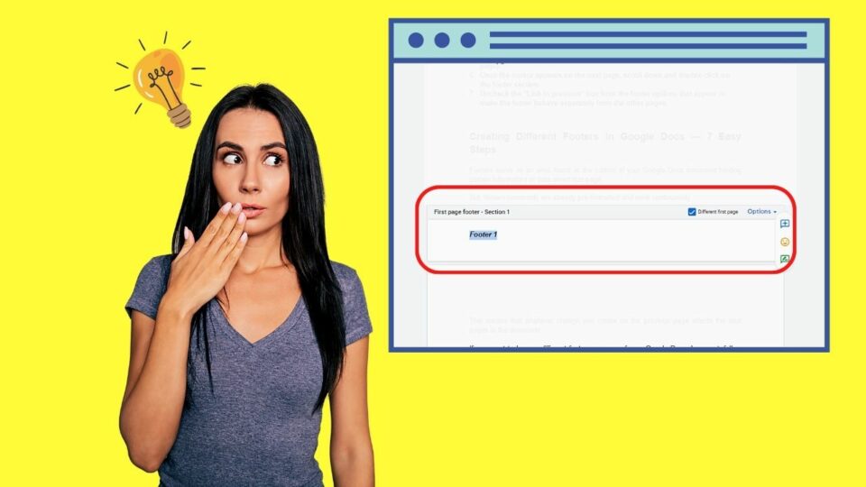 7 Simple Steps To Have Different Footers In Google Docs