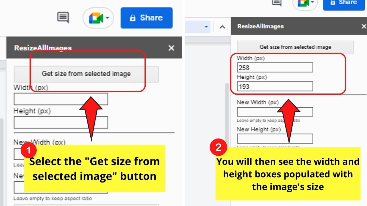 How to Highlight Multiple Images in Google Docs Step 7