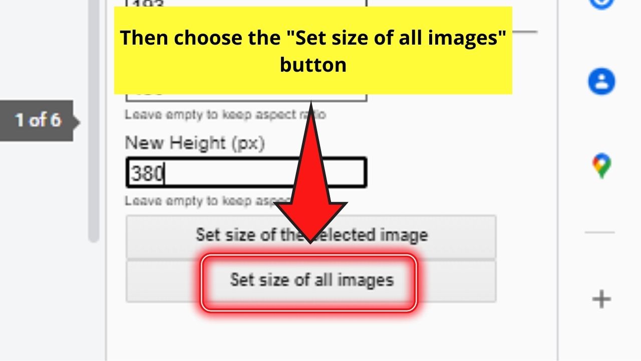How to Highlight Multiple Images in Google Docs Step 9.1