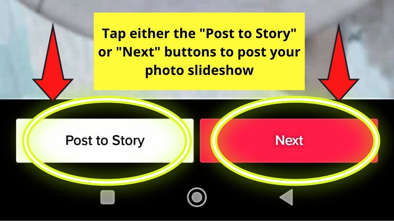 How to Make TikTok Photo Slideshow Faster Using TikTok Templates Step 5