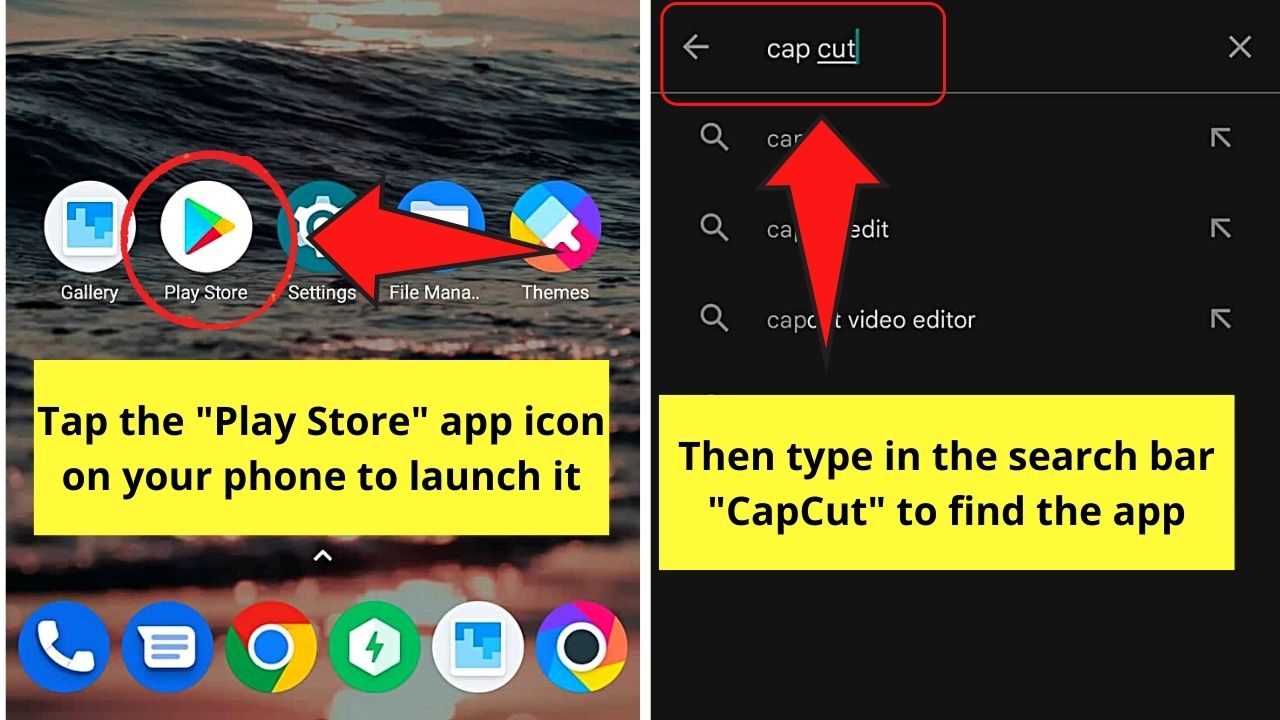 How to Make TikTok Photo Slideshow Faster Using CapCut Step 1