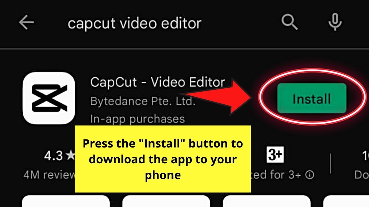 How to Make TikTok Photo Slideshow Faster Using CapCut Step 2