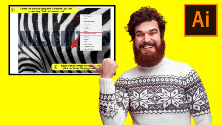 How to Make a Clipping Mask in Illustrator