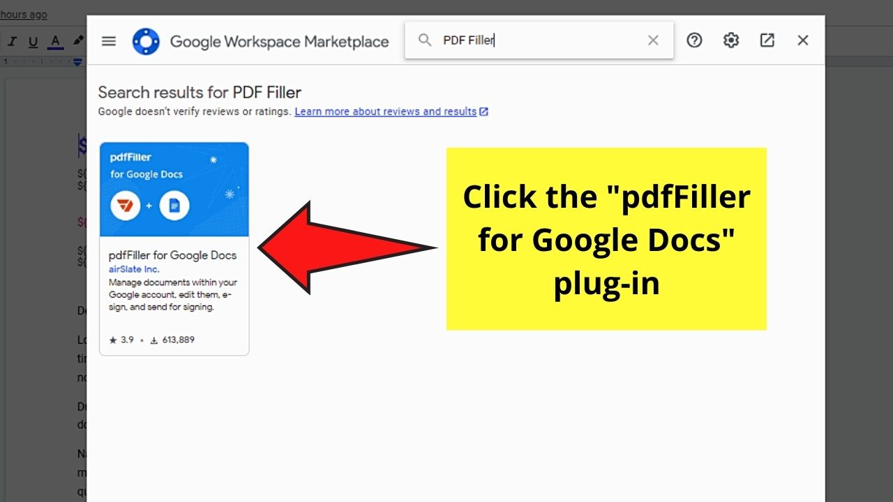 How to Make a Fillable PDF in Google Docs Step 3.2