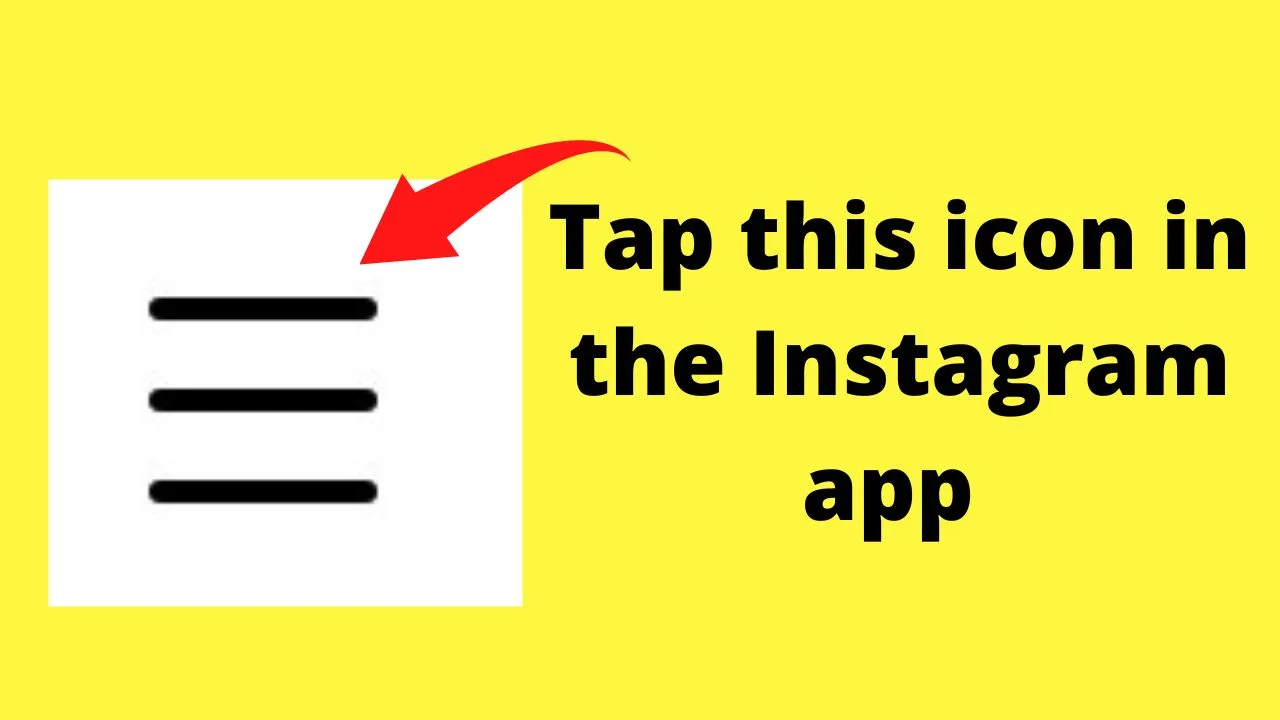 Tap this icon in the Instagram app to find your settings