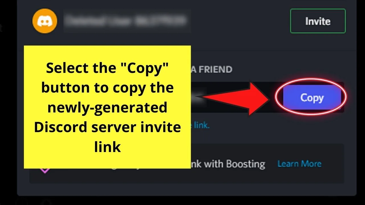 How to Add a Discord Link to Your Tiktok Using a PC Step 8