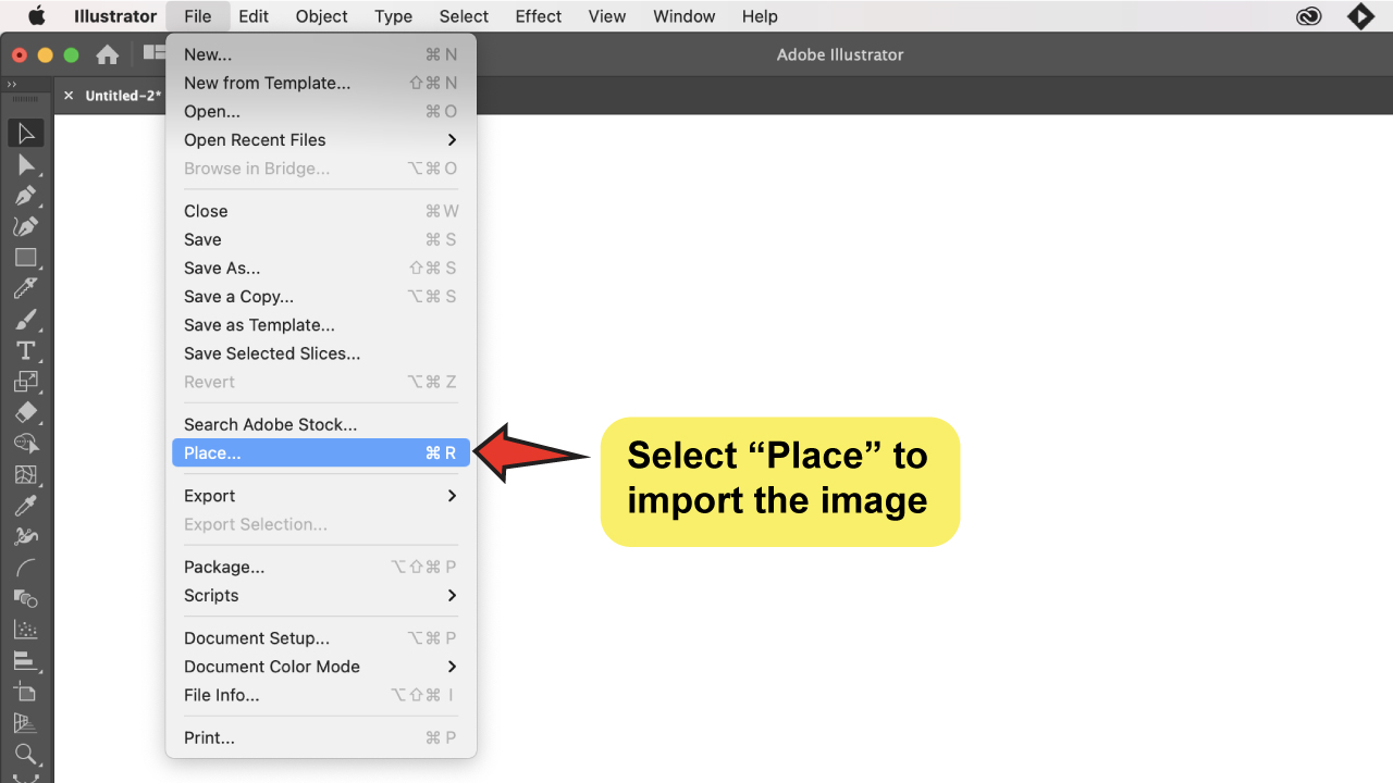 How to Create a Border Around an Image in Illustrator Using the Appearance Panel Step 1 B