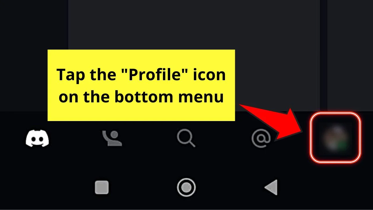 How to Disable GIFs on Discord Mobile Step 2