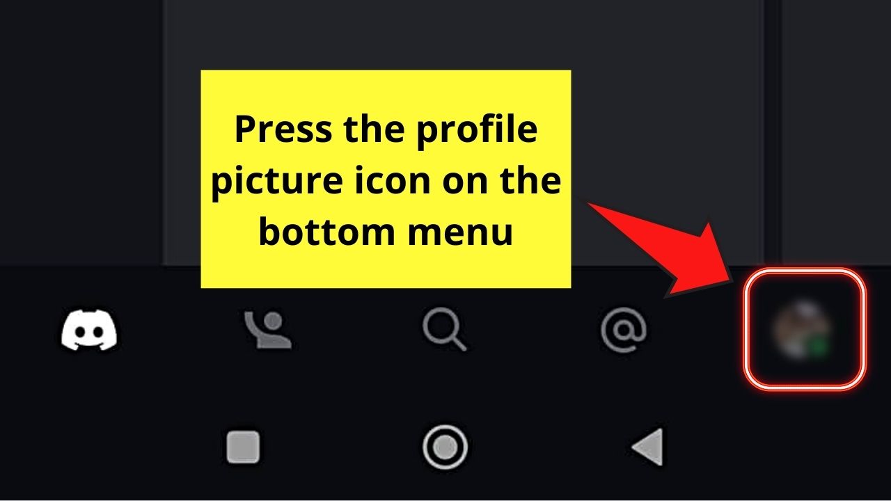 How to Disable GIFs on Discord Mobile by Deactivating Display Options Step 2