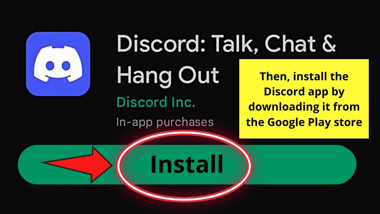 How to Fix Discord Avatar Cooldown Error by Reinstalling the Discord App on a Mobile Phone Step 2
