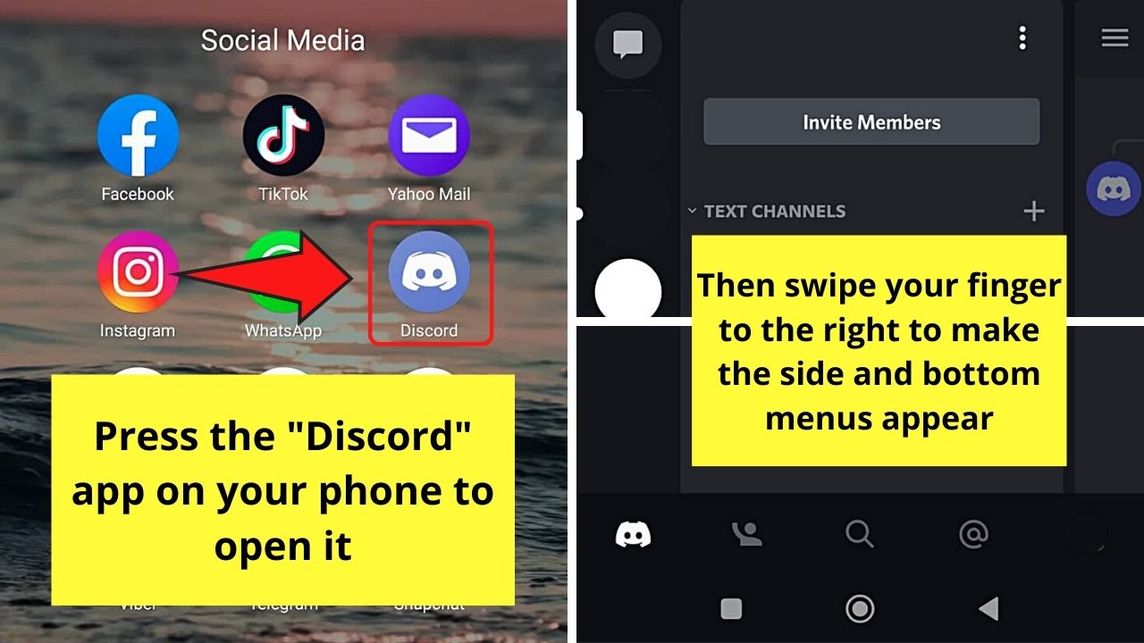 How to Gift Discord Nitro Using a Mobile Device Step 1